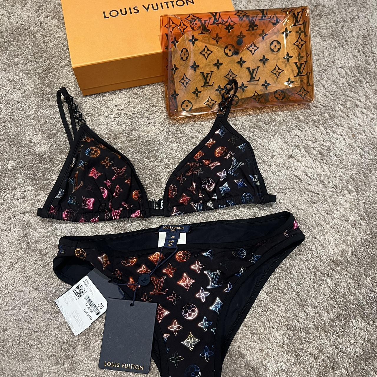 Louis Vuitton bikini size 36 bottoms/38 top brand | Depop