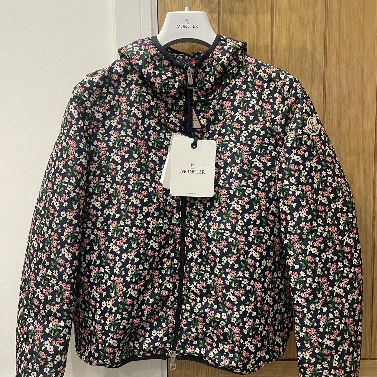 Moncler floral puffer hotsell