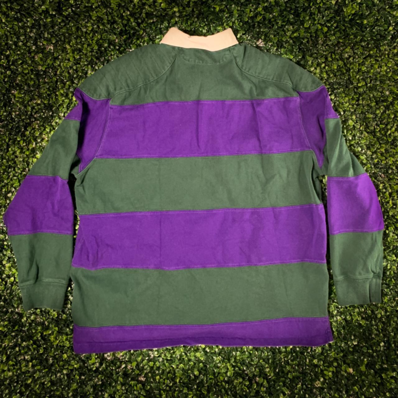 Polo Ralph Lauren Men's Purple and Green Polo-shirts (3)