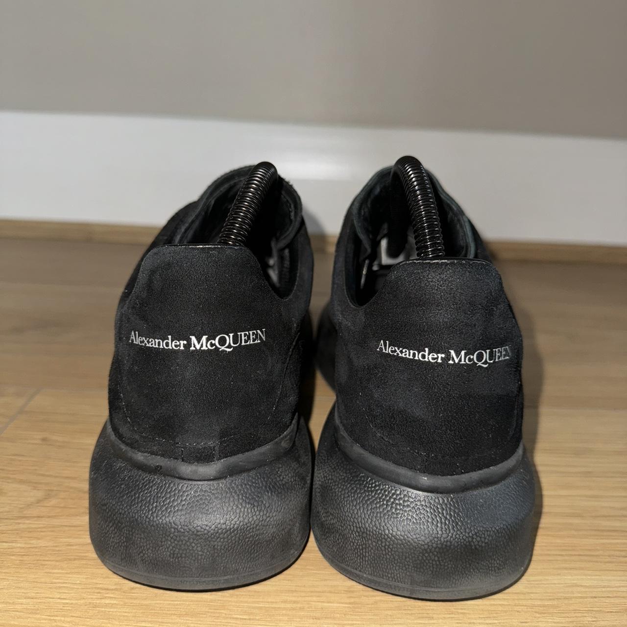 alexander mcqueen runway suede trainers