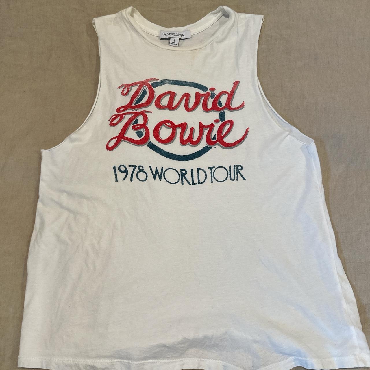 Daydreamer David Bowie Tank t-shirt, women’s size... - Depop