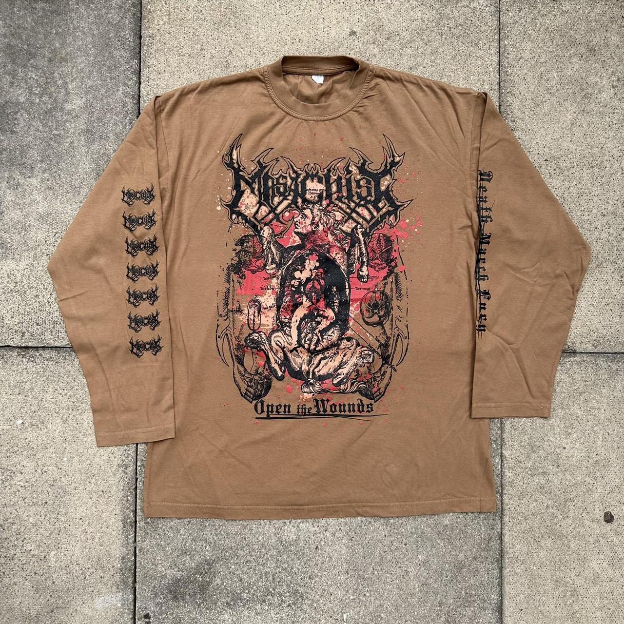 Masachist ‘Death March Fury’ Death Metal Graphic... - Depop