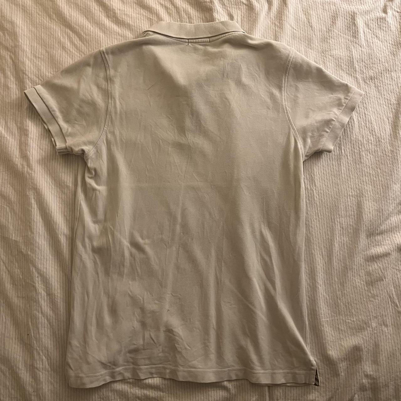 Burberry Men's White Polo-shirts | Depop