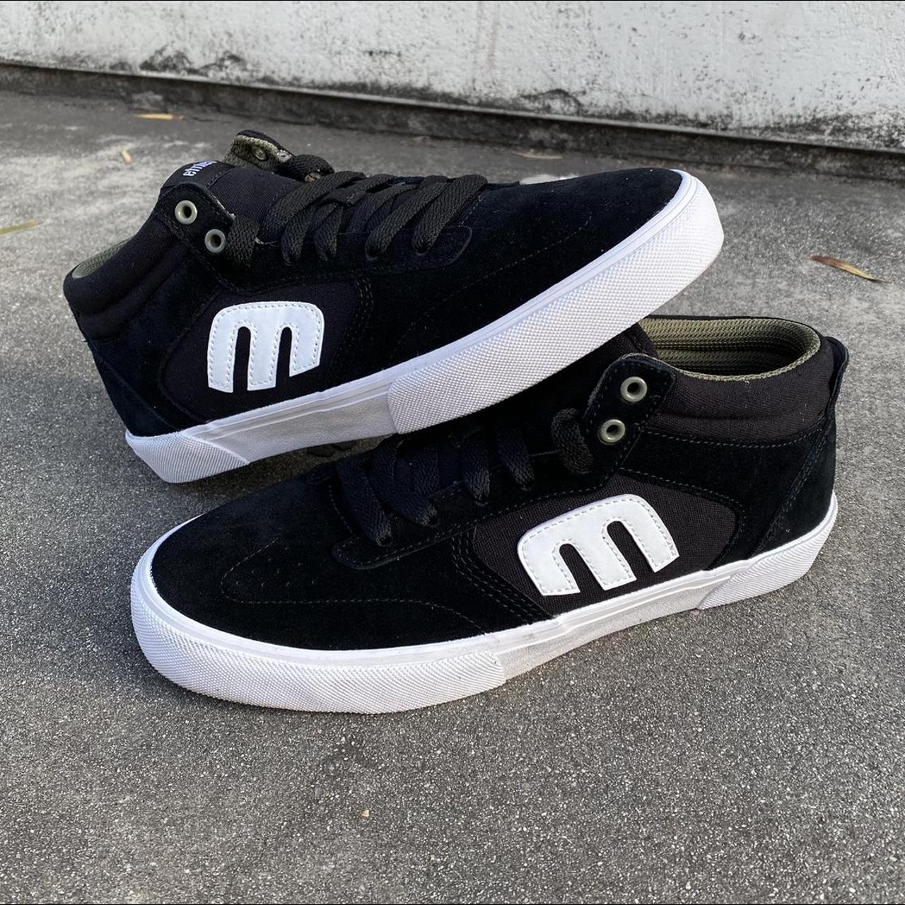 Etnies Men's Black and White Trainers