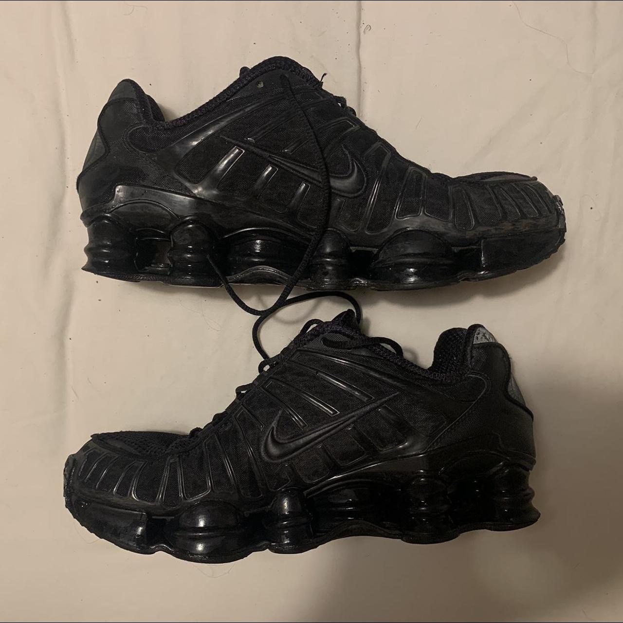 nike shox tl black men's