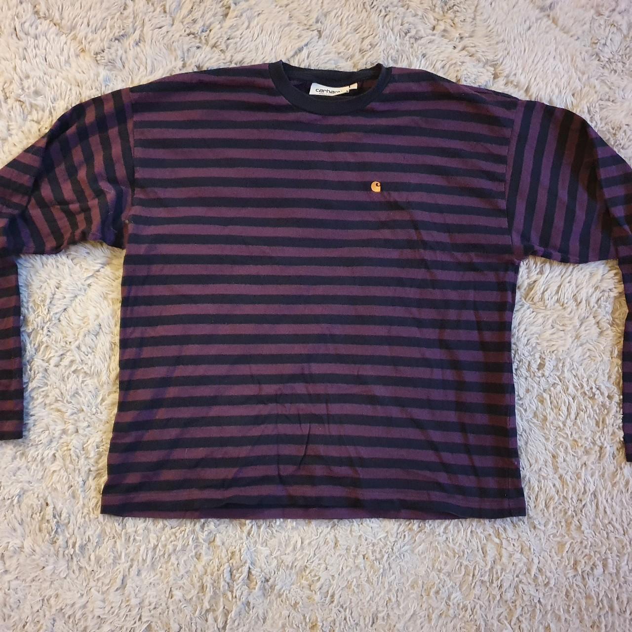 Carhartt WIP long sleeve Parker Purple/black... - Depop