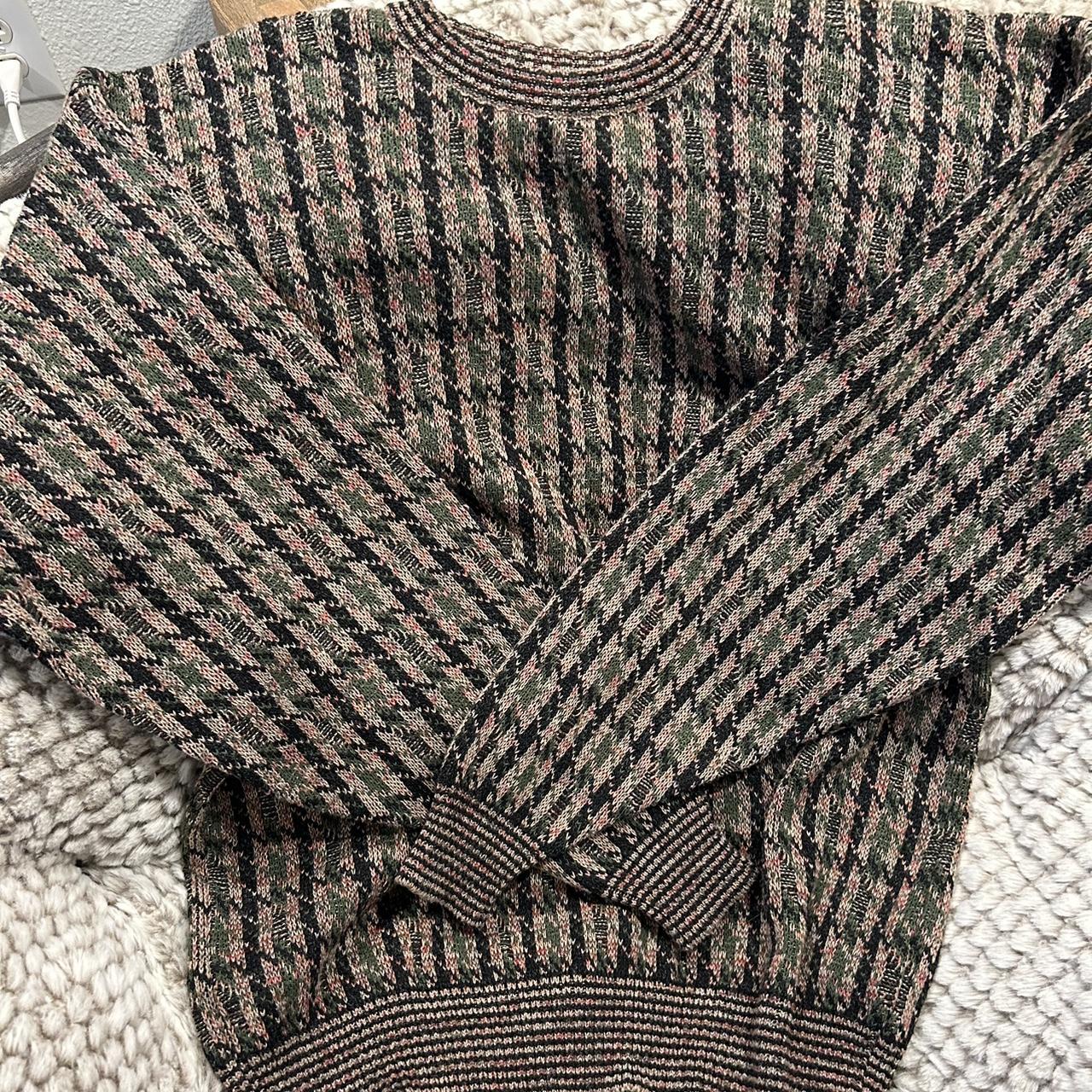 Oak and clay 80s/90s vintage knit sweater Size xl,... - Depop