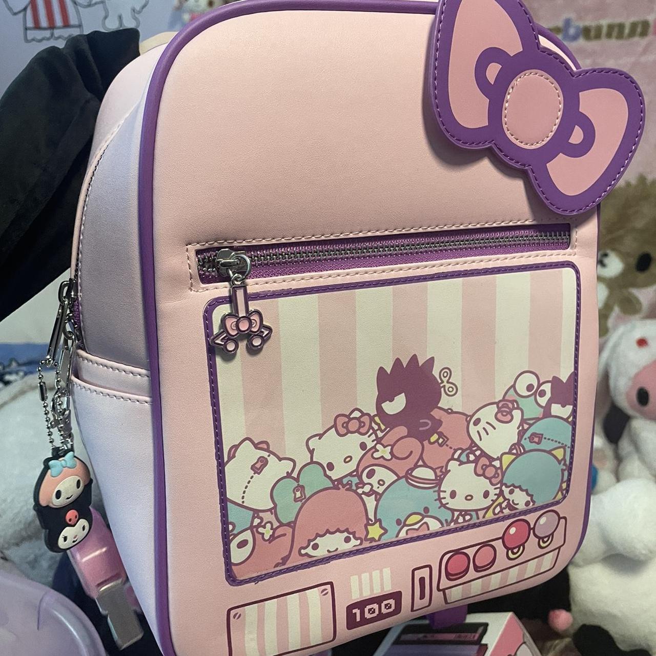Loungefly HK bag with keychains added 💖🎀 (Keychains... - Depop