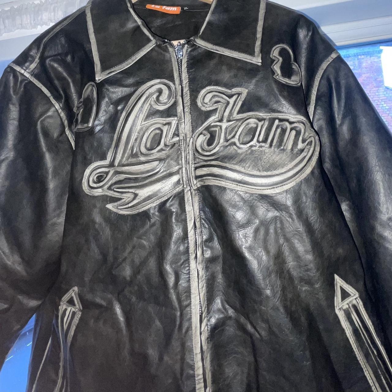 LaFam Amsterdam Distressed Leather Jacket...