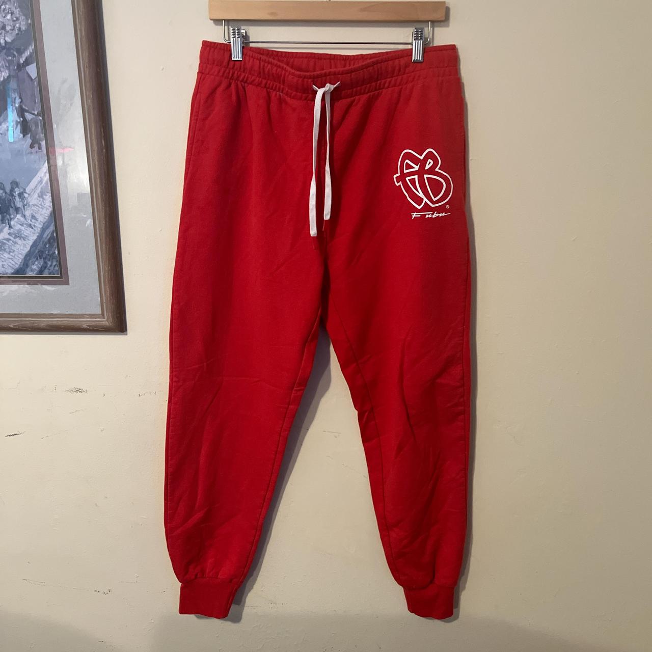 Vintage FUBU baggy jogger sweatpants. Size Men s M Depop