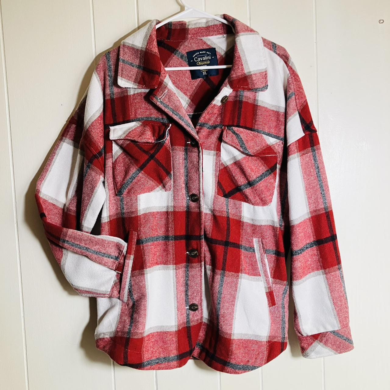 red flannel jacket women's