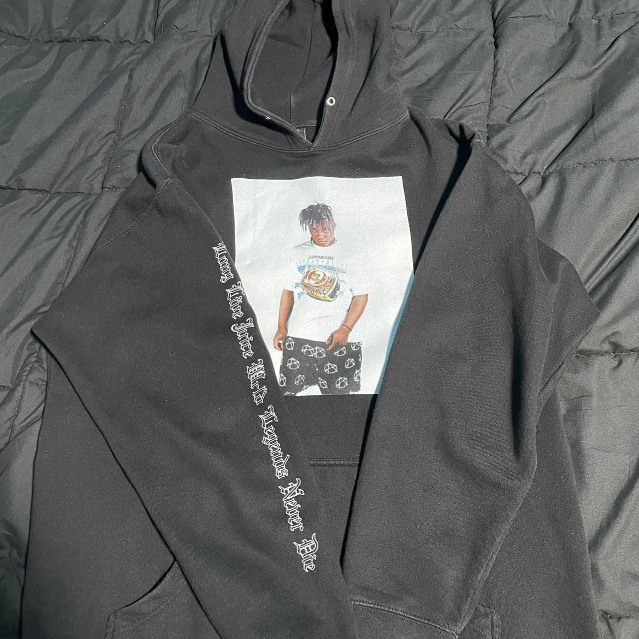 Juice wrld X Revenge Hoodie Size large still in Depop