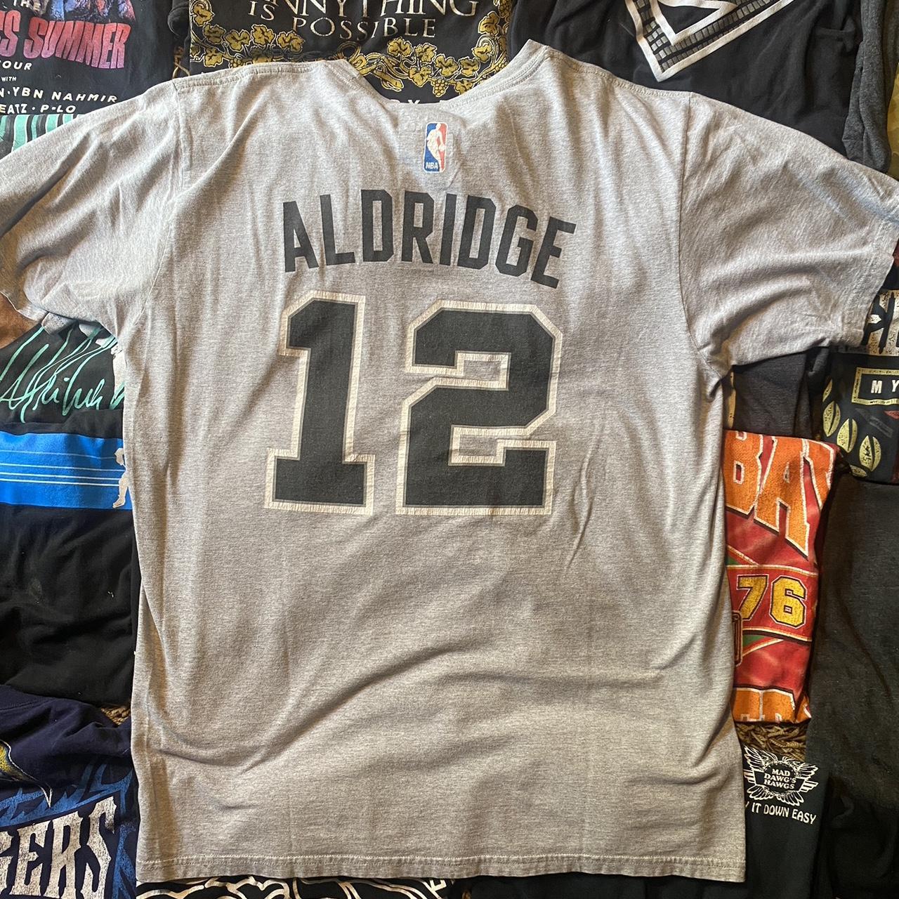 Mens NBA San Antonio Spurs #12 Aldridge Jersey - Depop