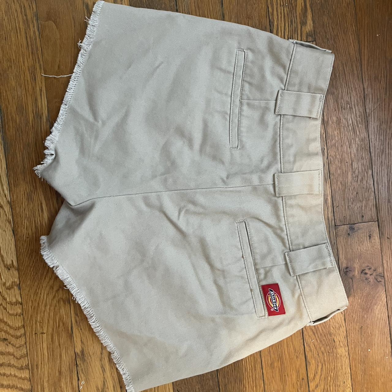 Dickies Women's Khaki Shorts Depop