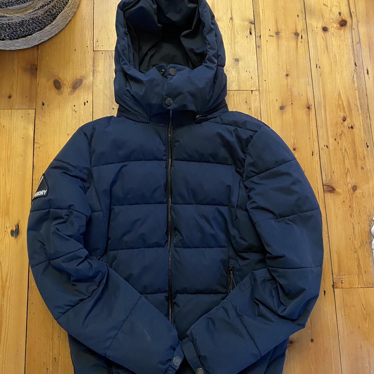 Superdry microfibre mountain puffer jacket... - Depop