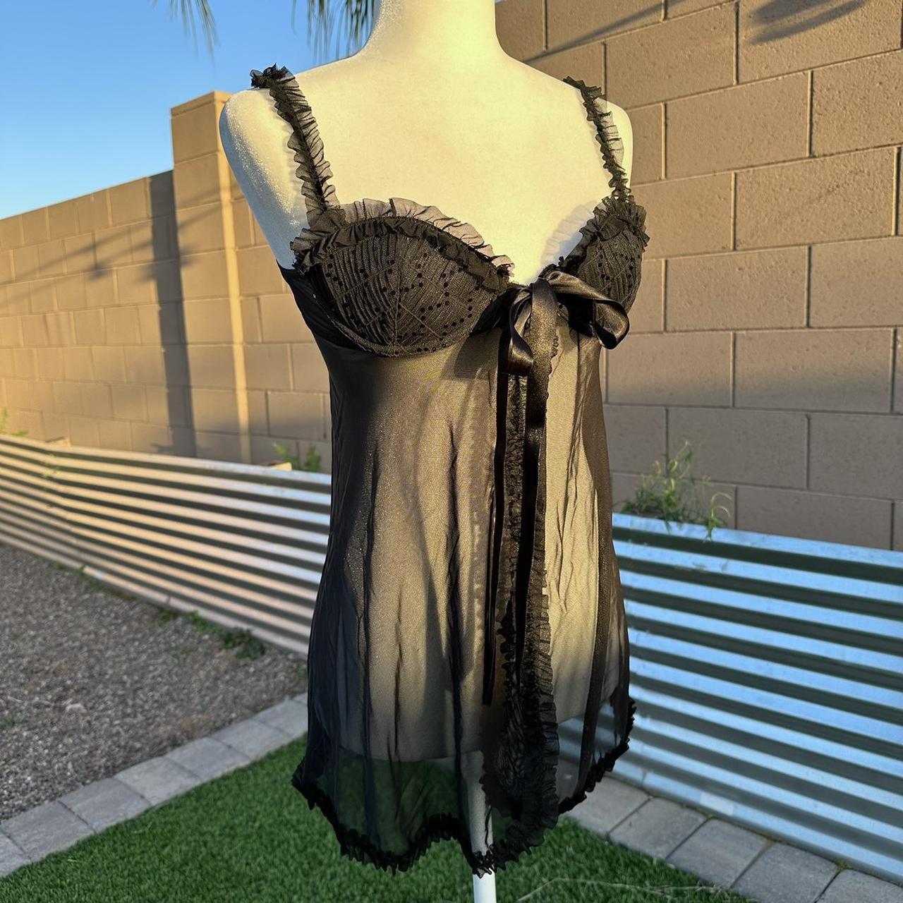 Victoria's Secret sexy little things lacey lingerie teddy in black