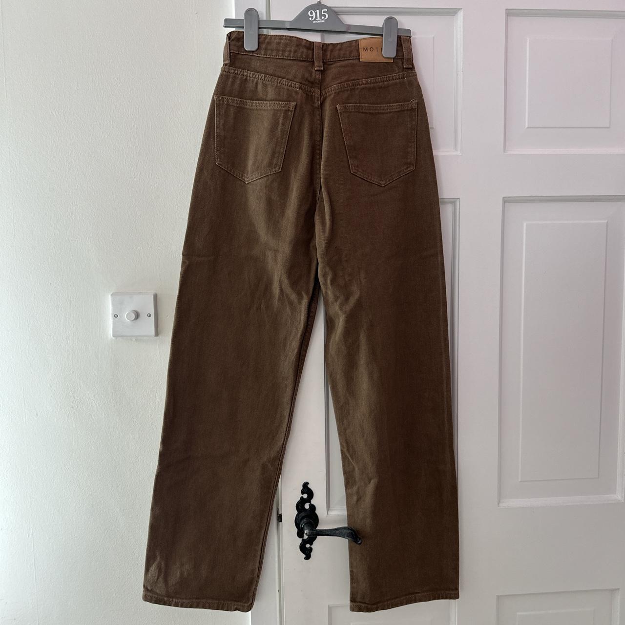 Motel Women's Brown Jeans Depop