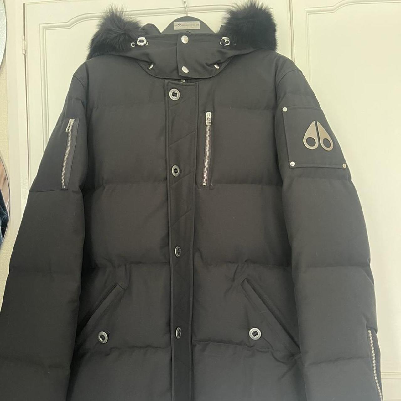 Moose Knuckles 3Q Jacket in Black & Black... - Depop