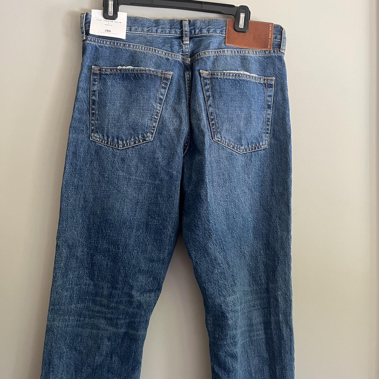 Zara the Truth Slim Straight leg jeans - Size US 10... - Depop