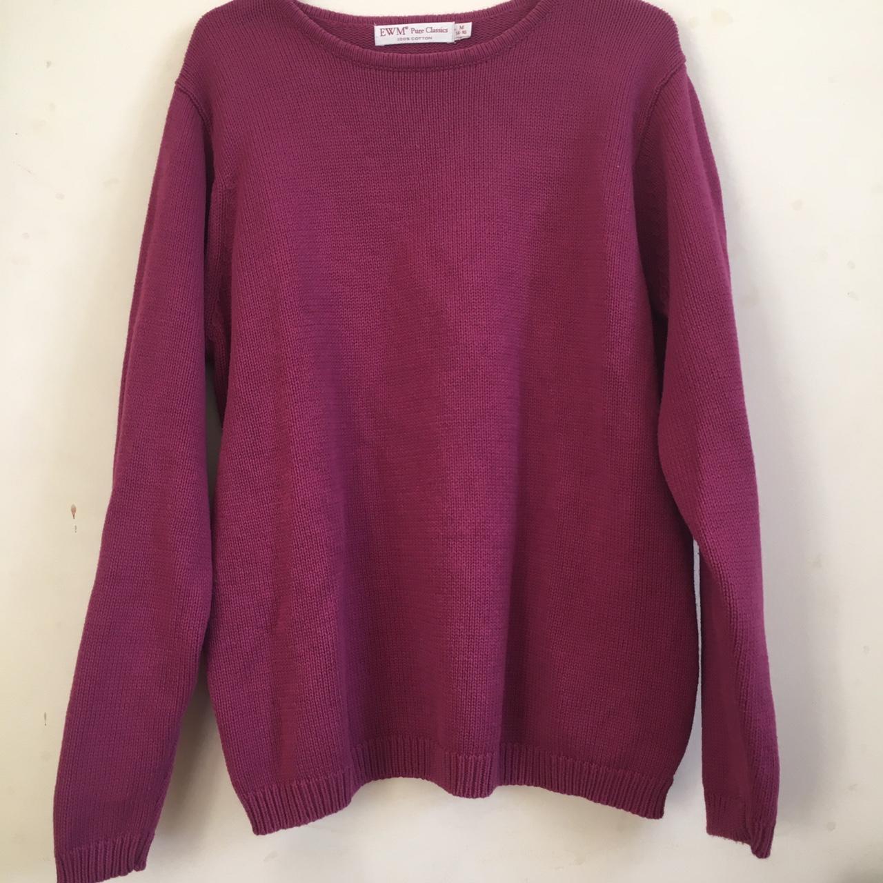 FREE SHIPPING! Knitted Pink Sweater in Perfect... - Depop