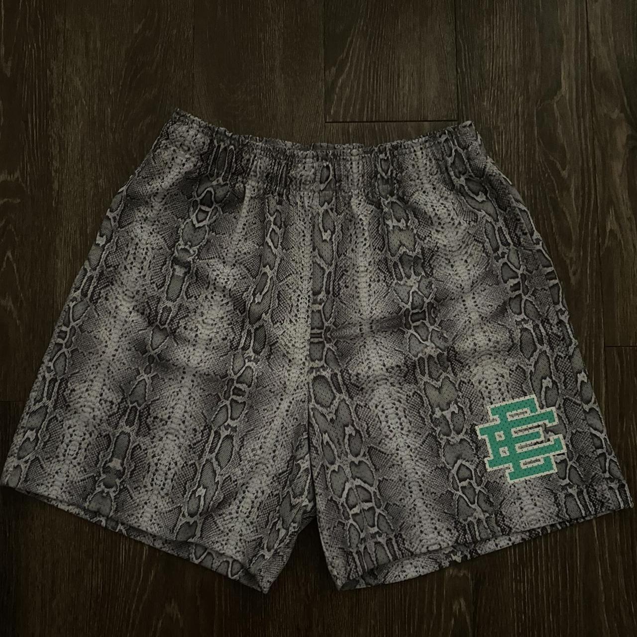 Eric Emanuel Snakeskin with Teal logo basketball | Depop