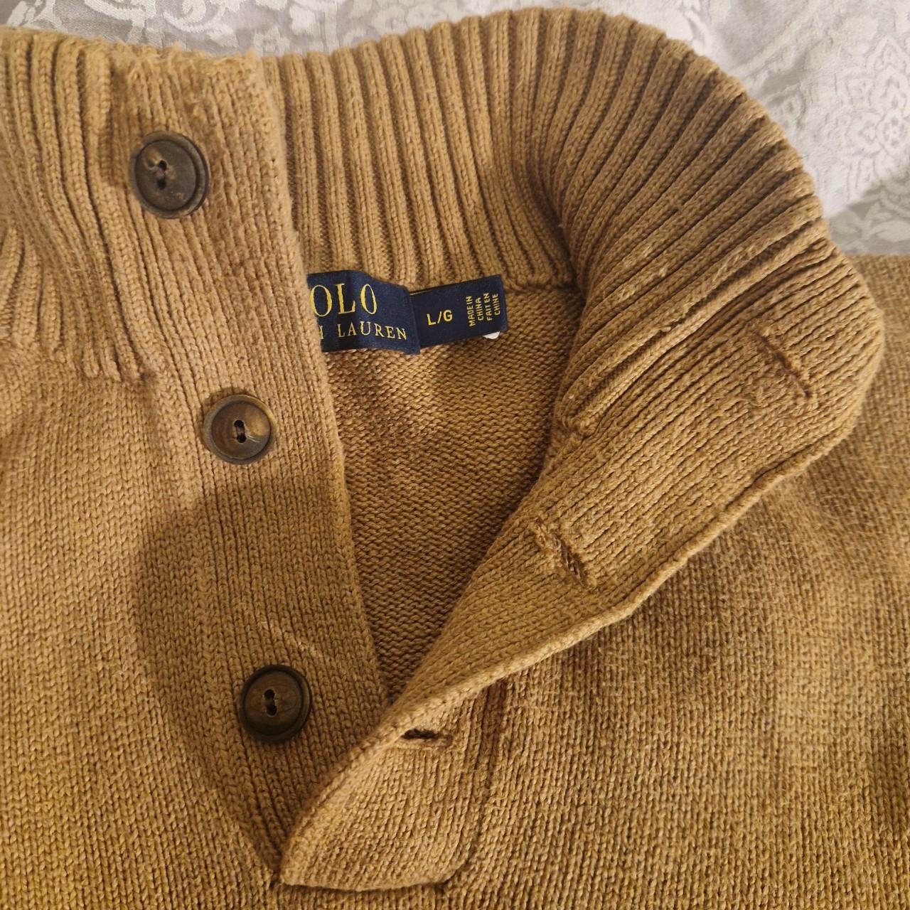 Vintage polo ralph lauren button up sweater Depop