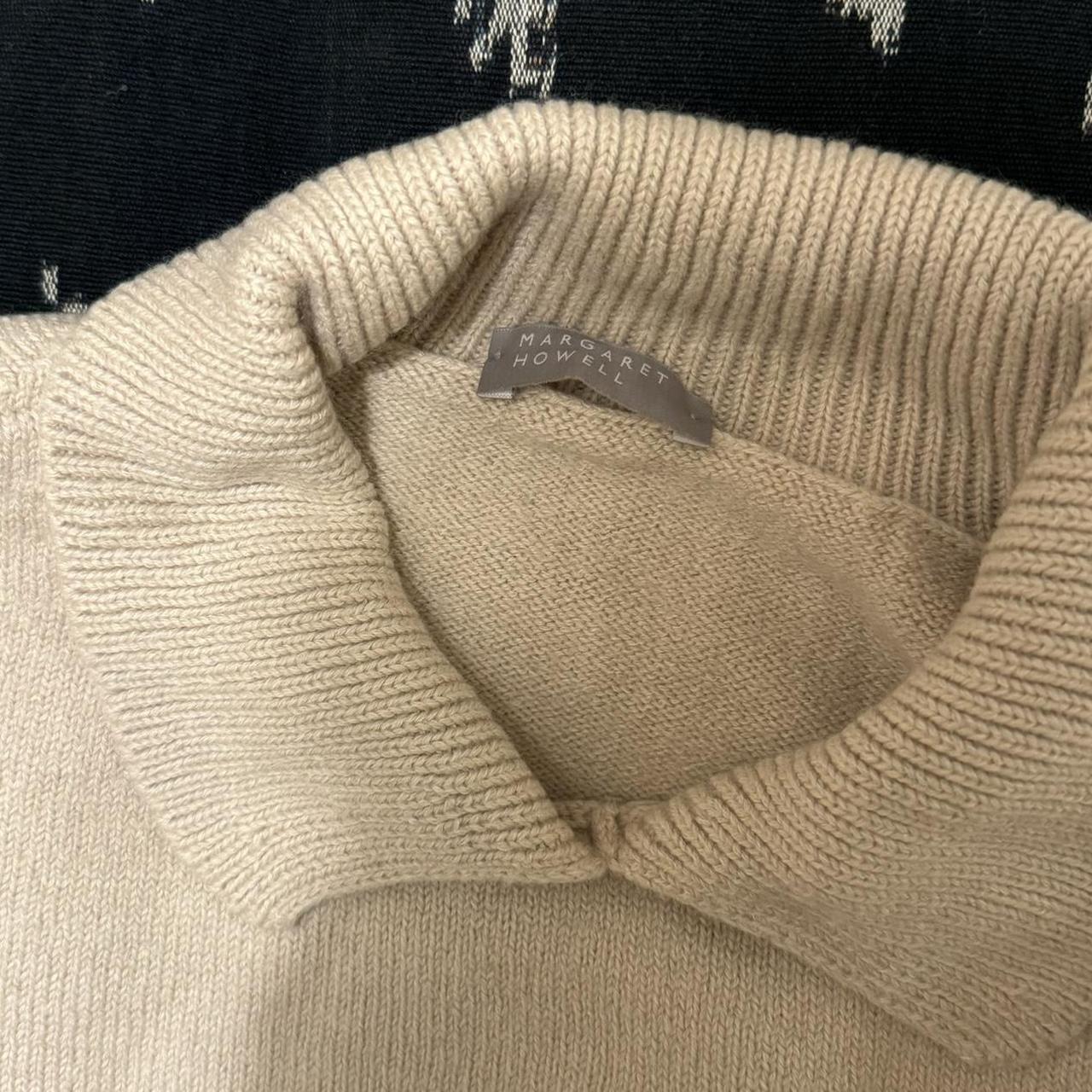 Margaret Howell (mainline) merino wool jumper with... - Depop