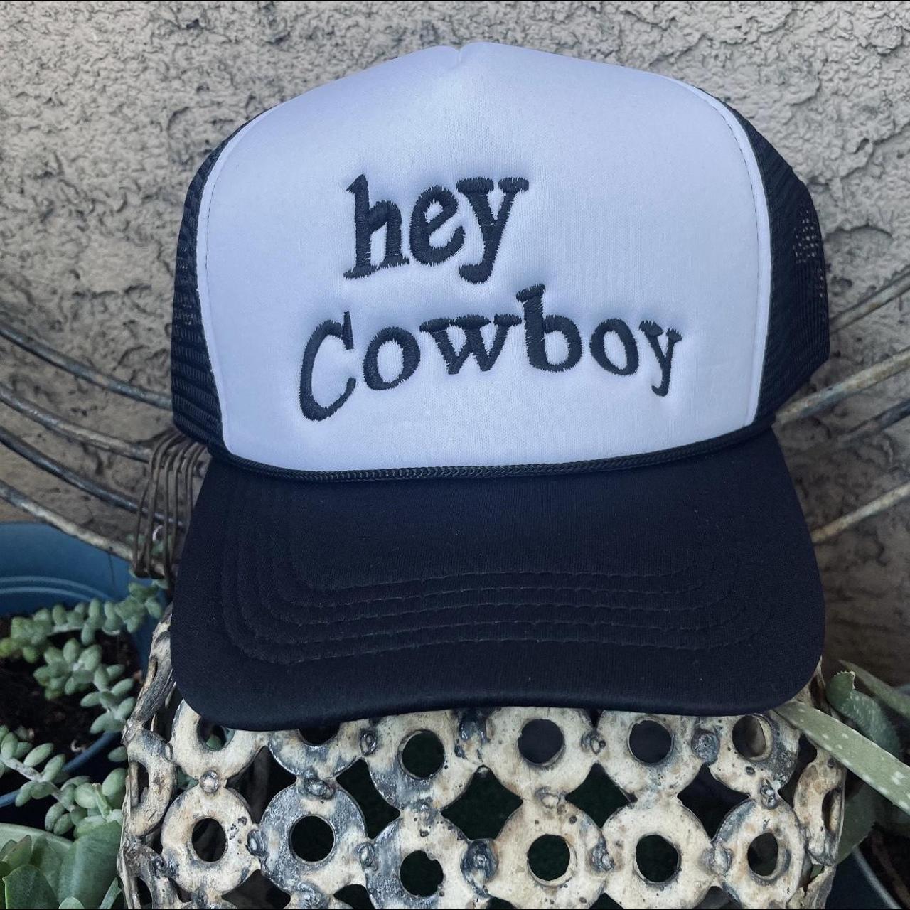 HEY COWBOY TRUCKER HAT