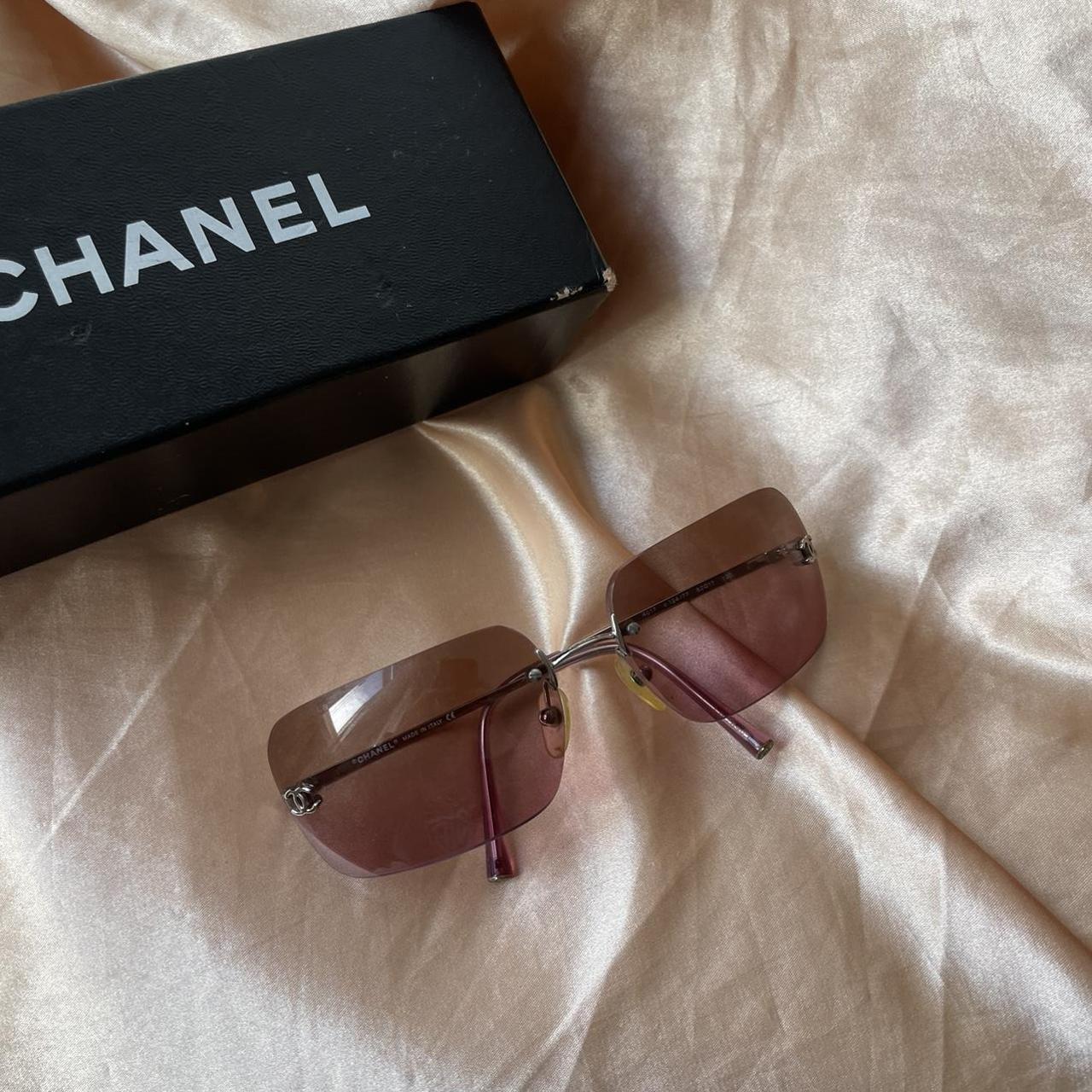 chanel pink glasses