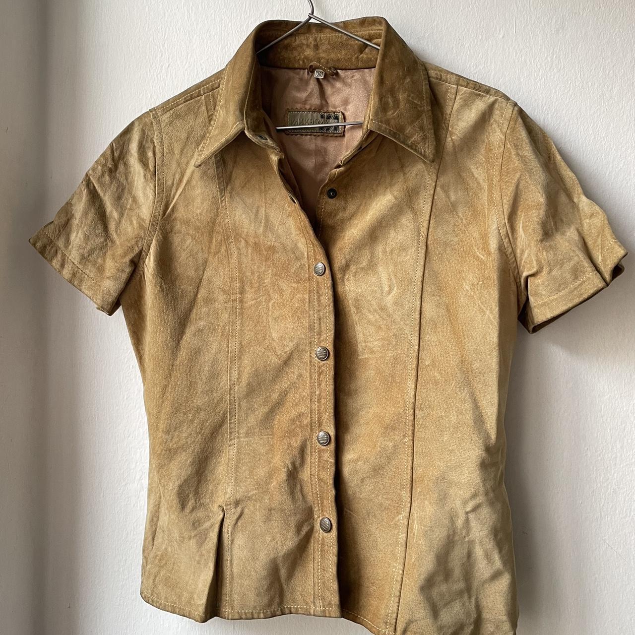 Women's Tan Shirt Depop