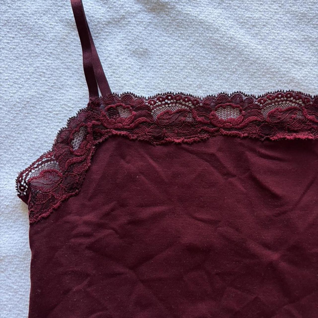 Ann Taylor Women's Tank top - Burgundy/Red - M – … - image 4