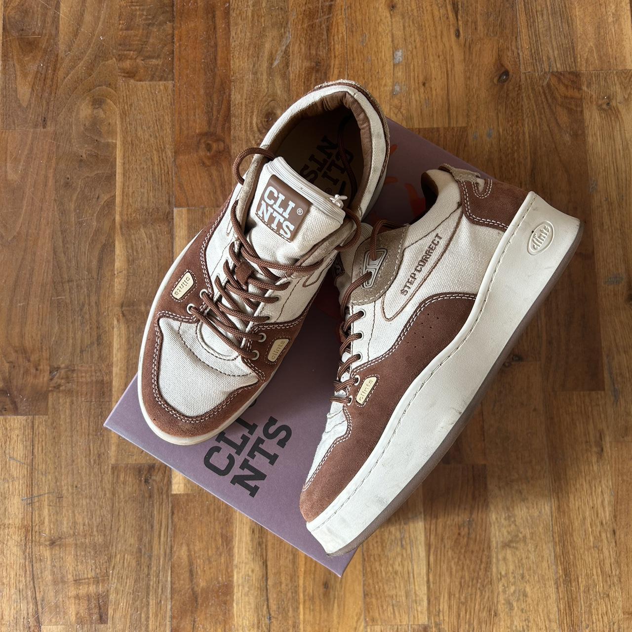 CLINTS Inc. Step Correct Trainers UK9 - White /... - Depop