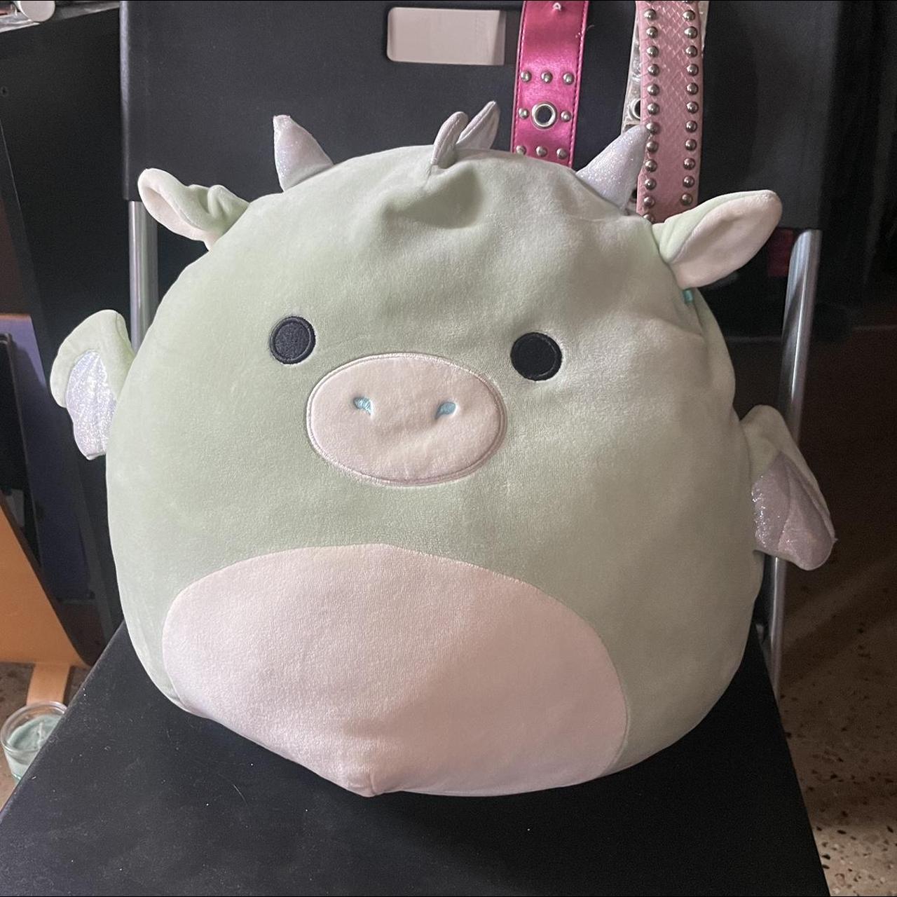 sheldon the squishmallow ! no tags, only flaws are... Depop