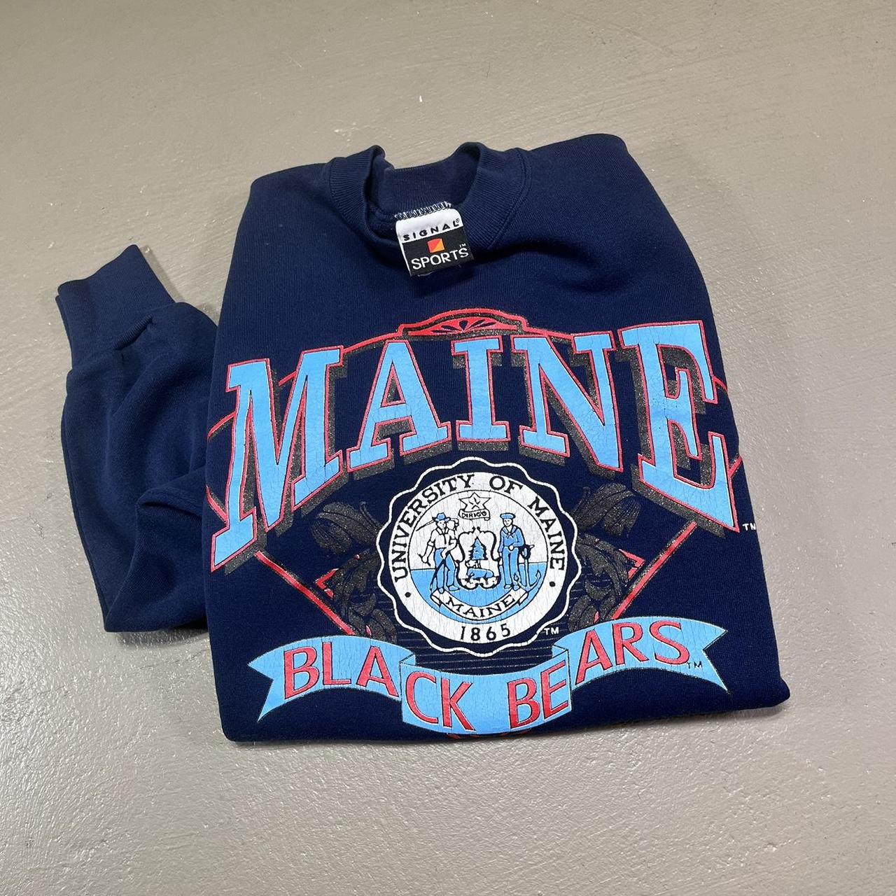 Vintage University of Maine Black Bears Hockey - Depop