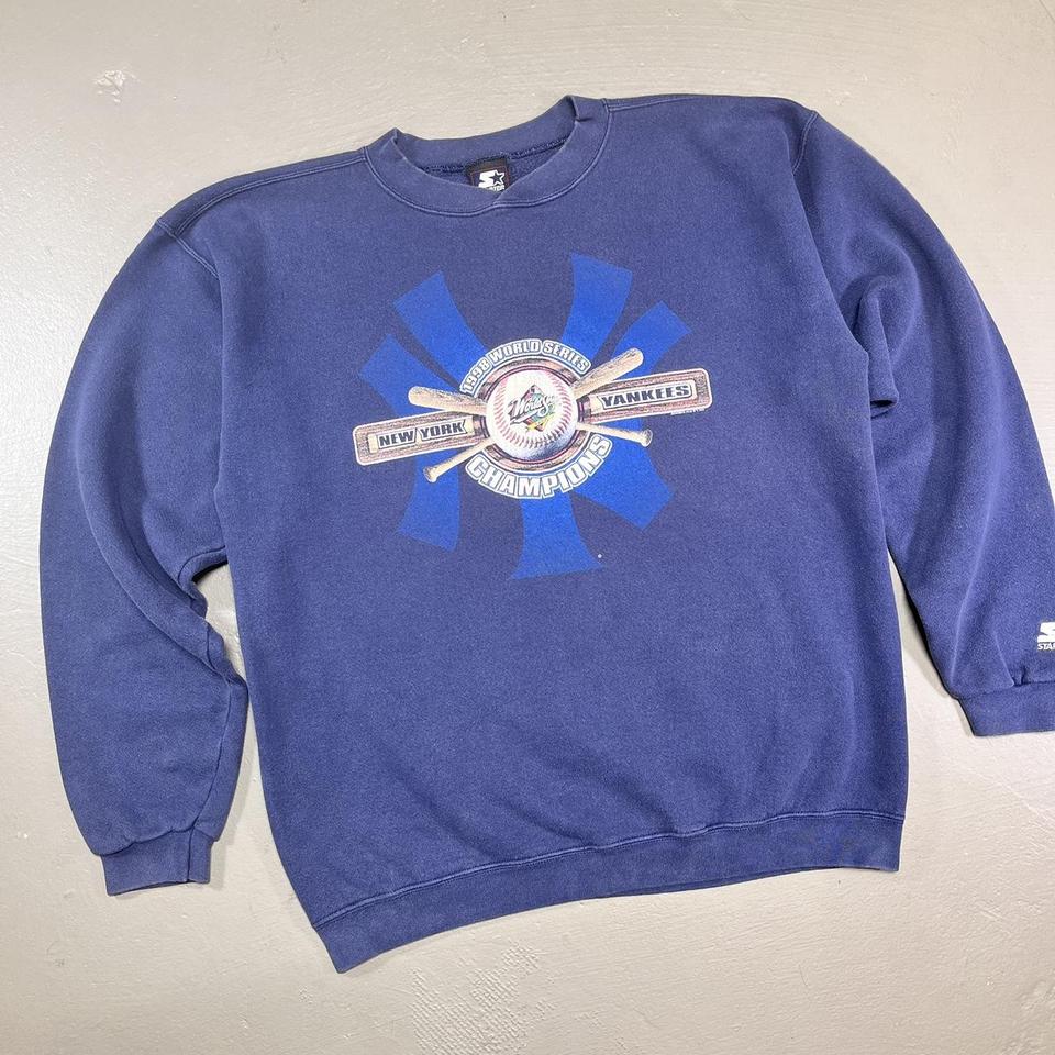 Vintage Yankees Starter Sweatshirt 1998 New York - Depop