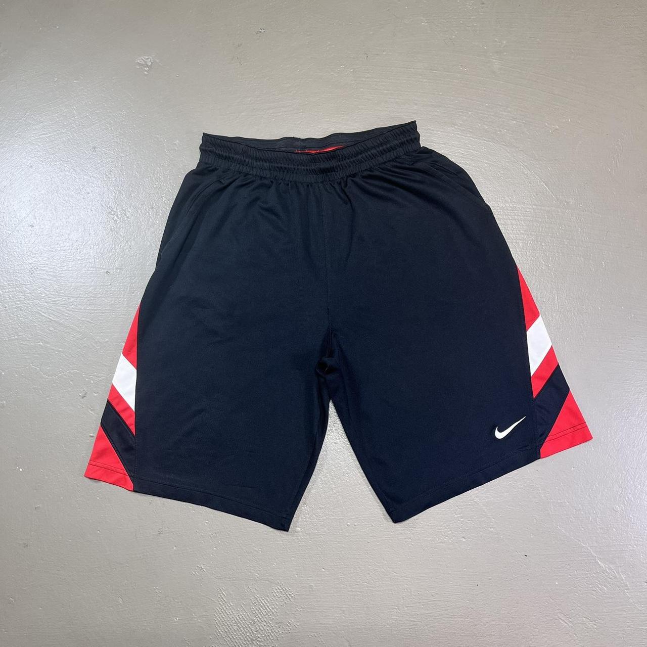 Nike Athletic Mesh Breathable Basketball shorts bred... - Depop