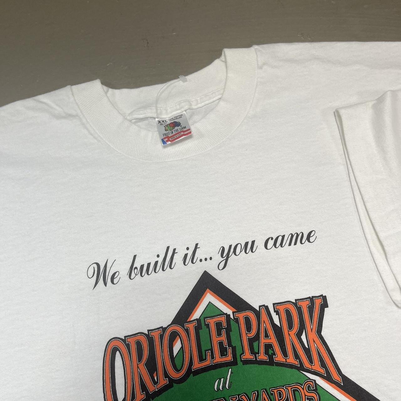 Vintage 90s Cotton White Best Fruit of the Loom Baltimore Orioles T-Shirt -  Medium– Domno Vintage