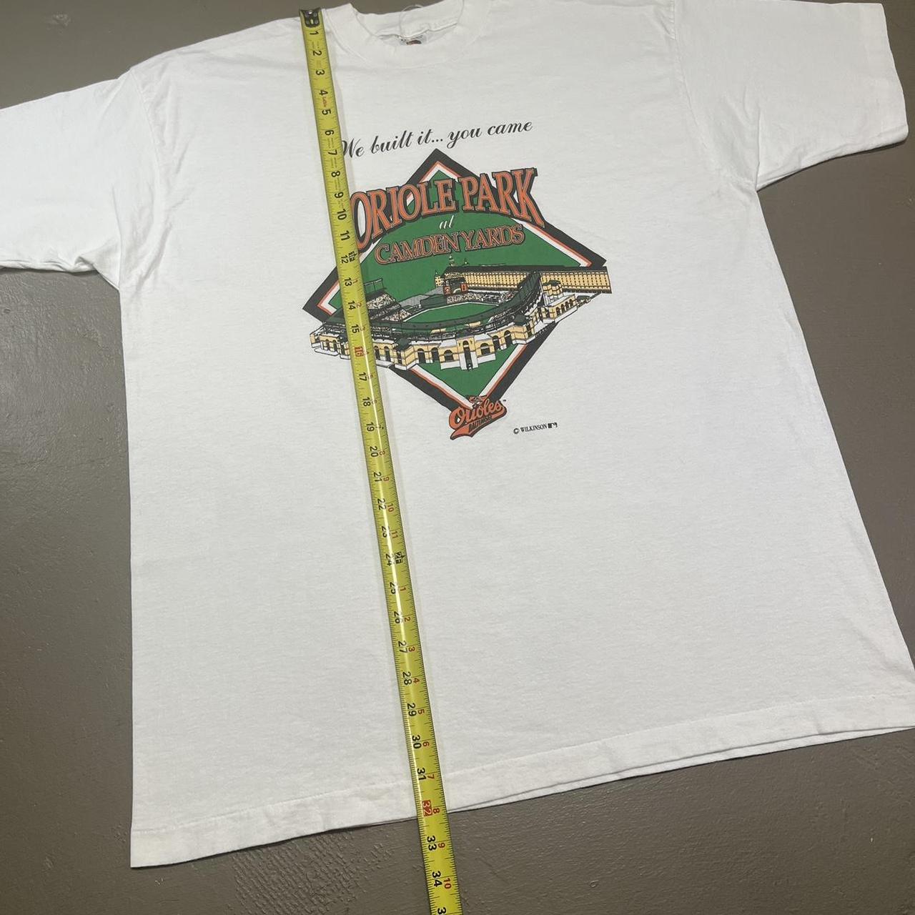 Vintage 90s Cotton White Best Fruit of the Loom Baltimore Orioles T-Shirt -  Medium– Domno Vintage