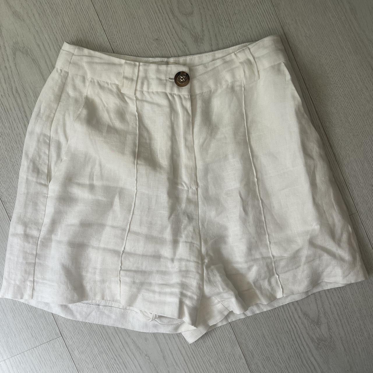 Linen dissh shorts #dissh - Depop