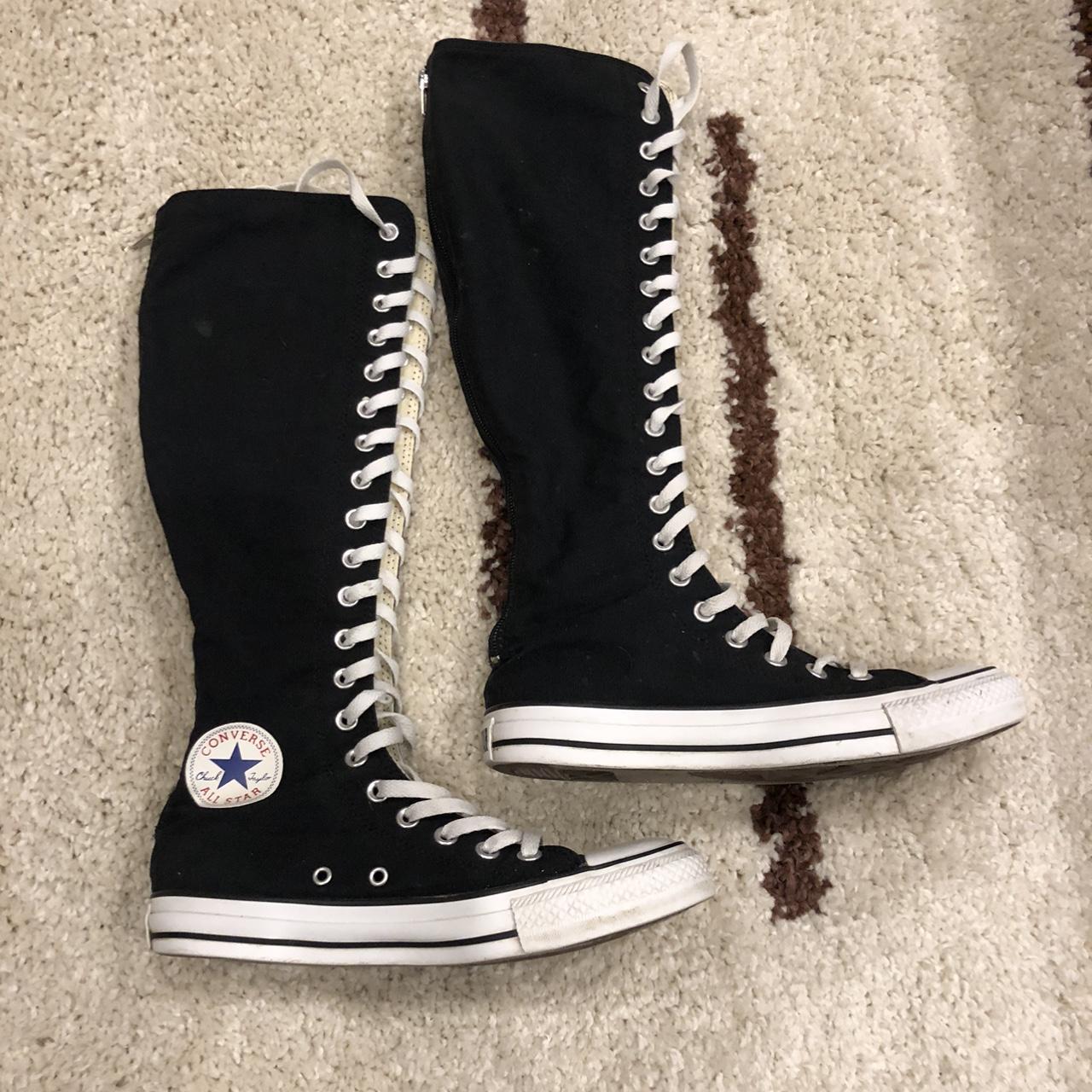 Knee High Converse Chuck Taylor Size Womens 8... Depop