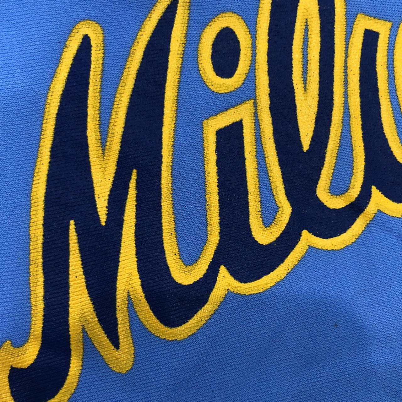 Retro Milwaukee Brewers popover jersey size XL but - Depop