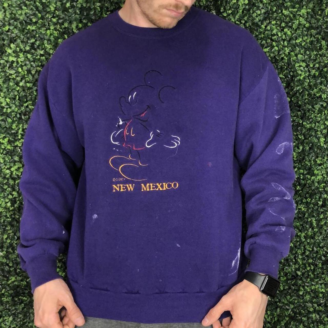 Vintage Men's Sweatshirt - Purple - L