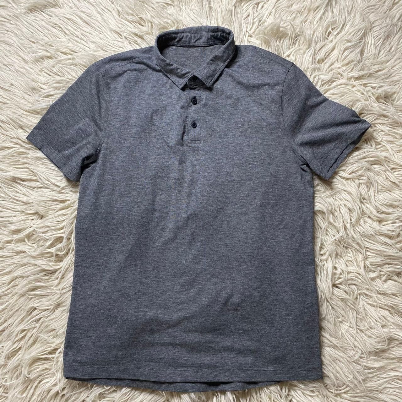 Lululemon Men's Polo Shirt Short sleeve size Medium... Depop