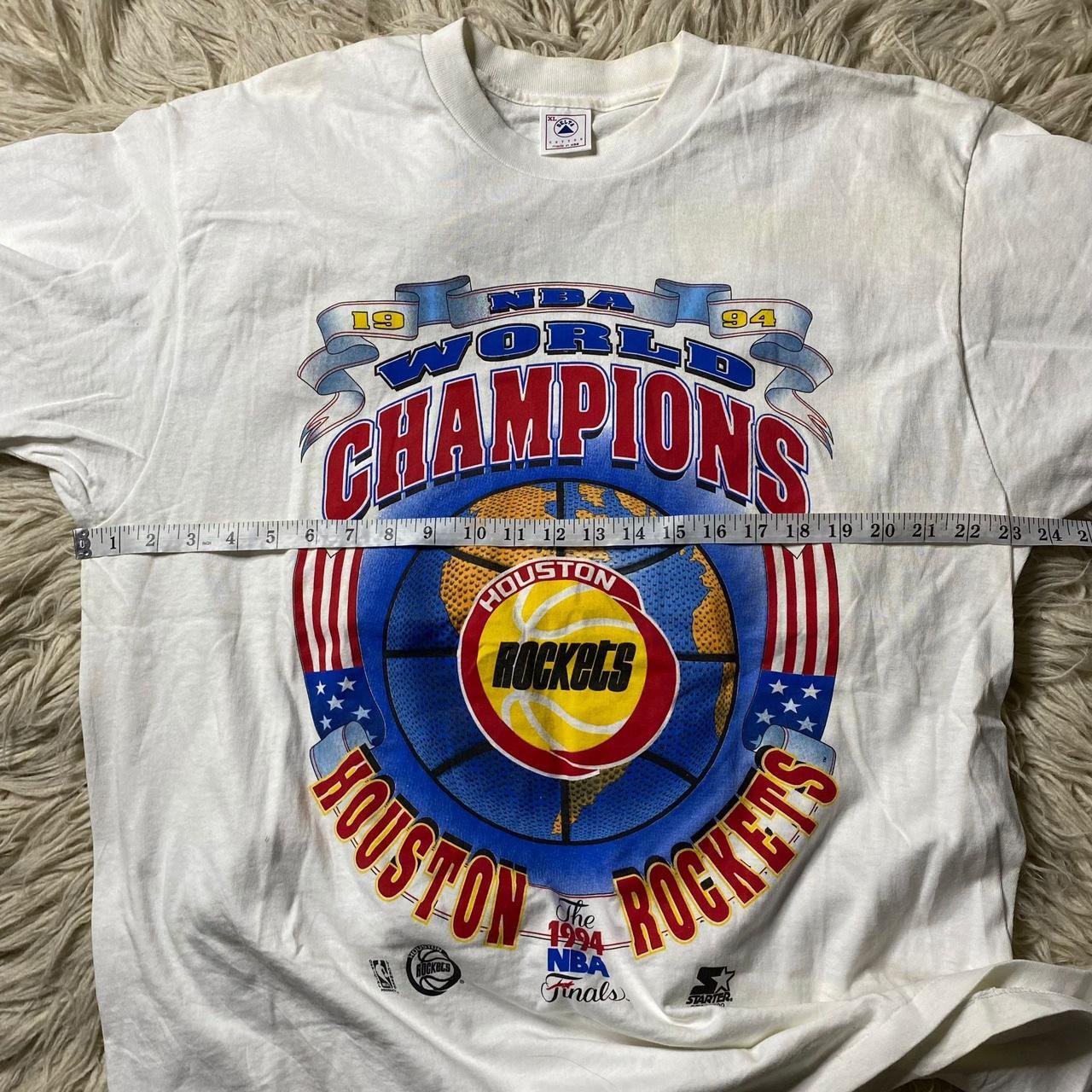 Vintage 1994 Houston Rockets Nba Finals Champions Depop