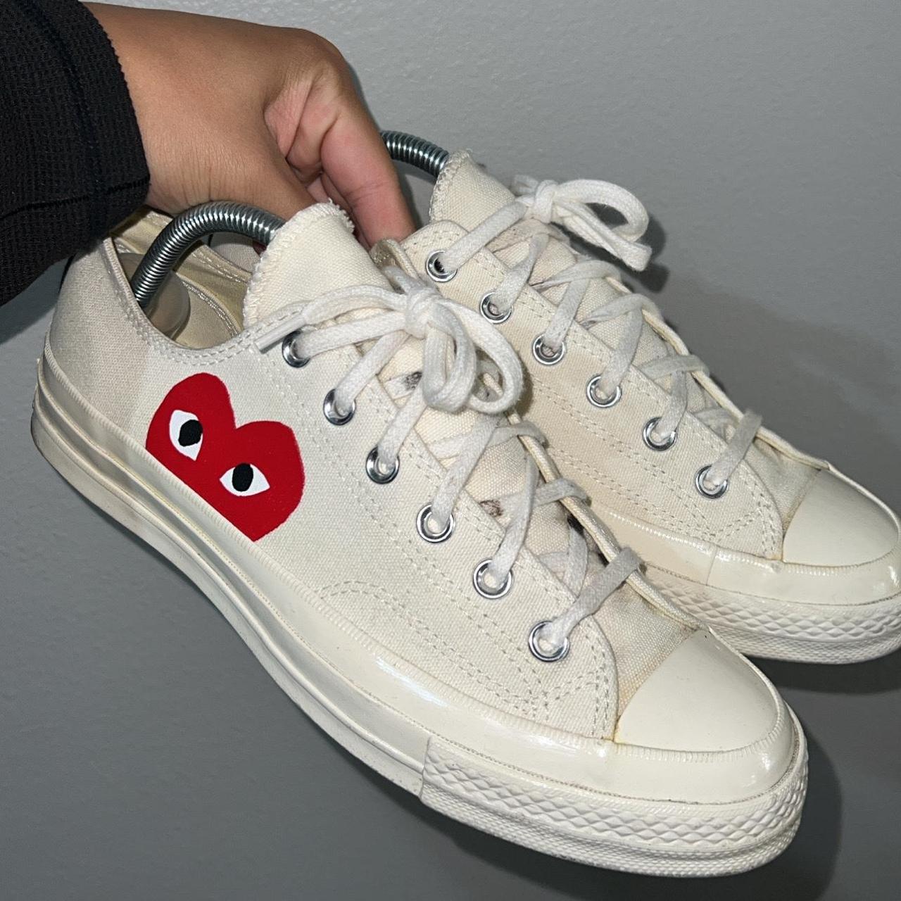 Comme des garcons outlet white trainers