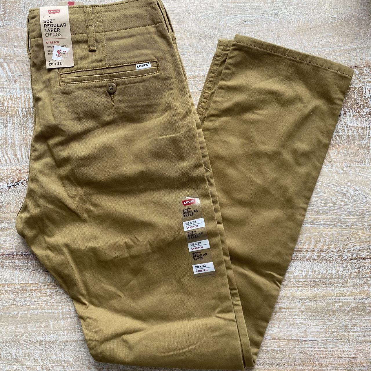 Levi’s 502 regular taper chinos 28 x 32 Stretch... - Depop