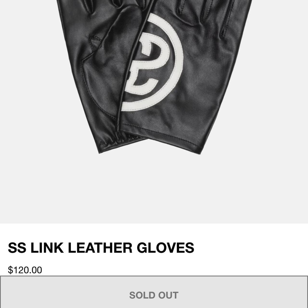 Stussy leather gloves S/M never worn