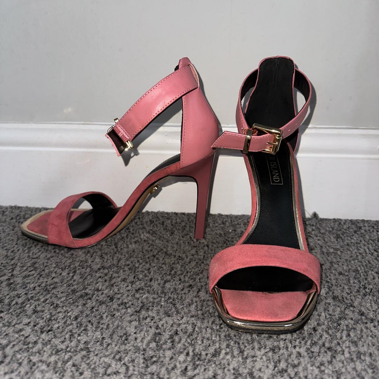 Selling these pink River Island heels. Worn twice so... - Depop