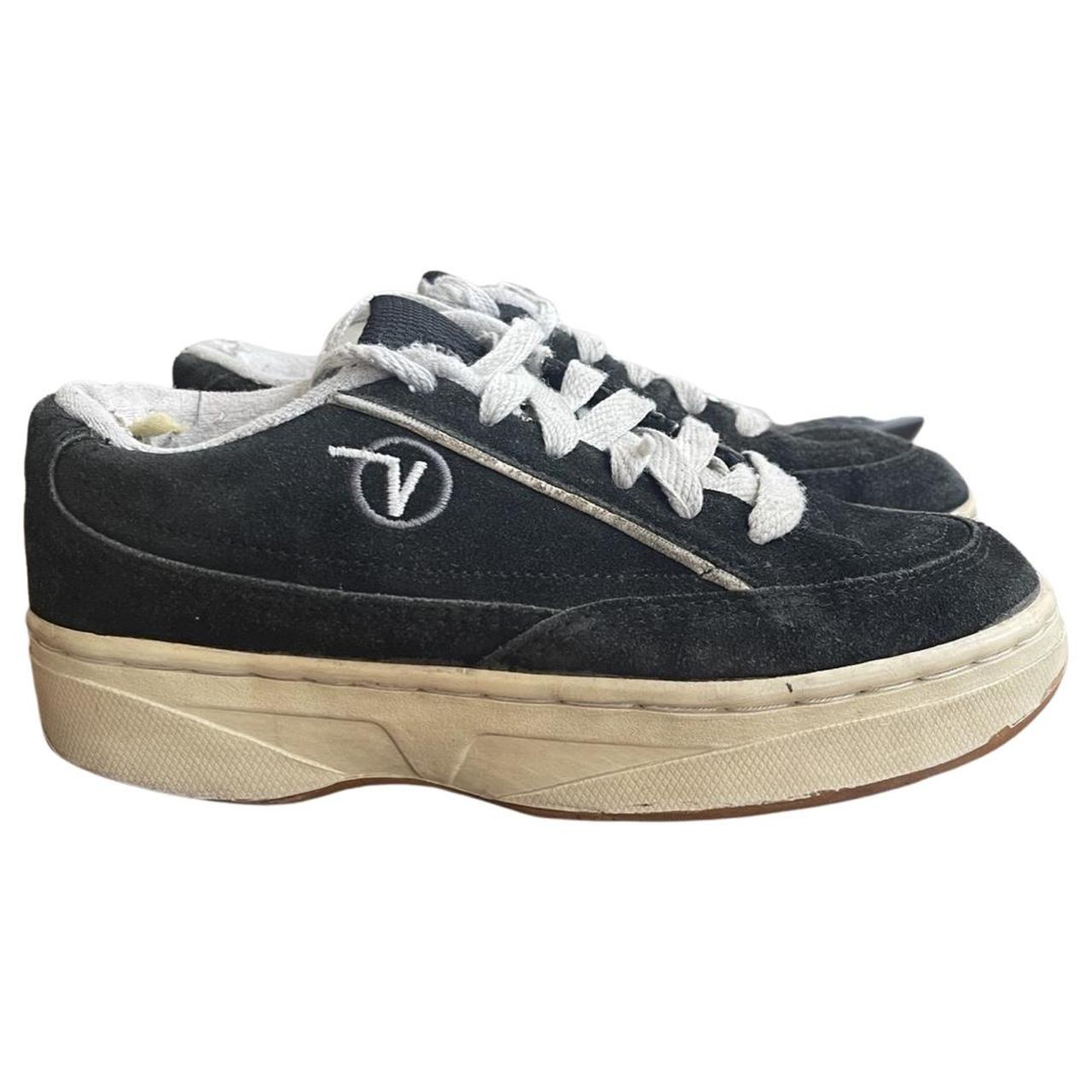 Welsprekend Avonturier Aanpassing Vintage Vans Skate Shoes 90s Black Suede... - Depop