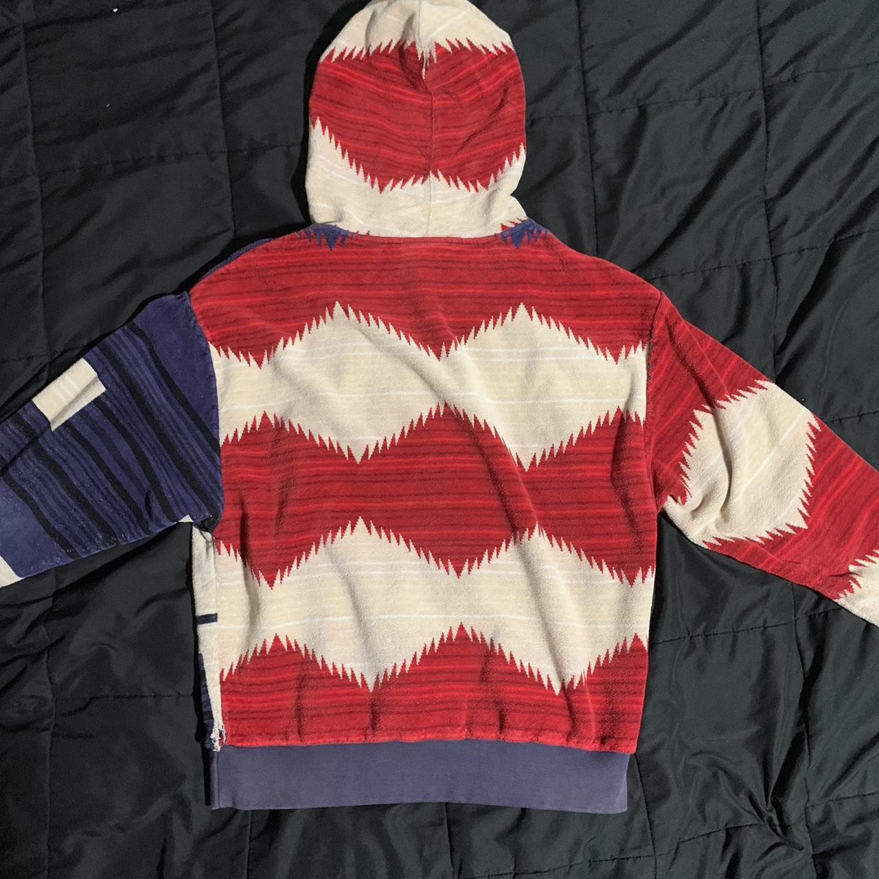 Kith x Pendleton Terry Williams Hoodie Navy/Multi | Depop